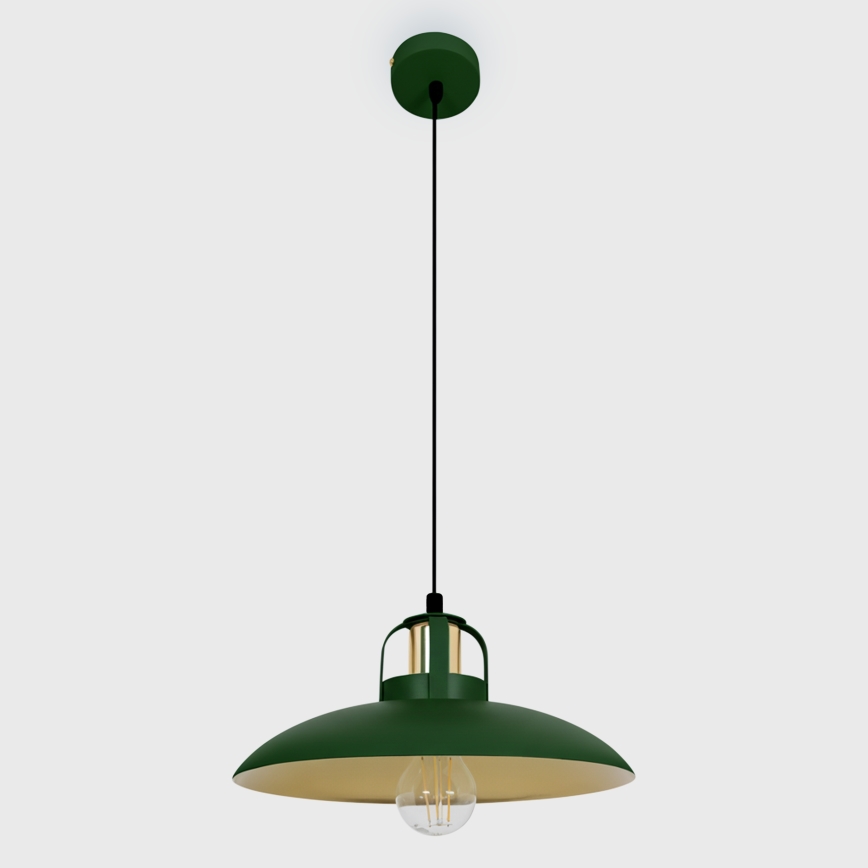 Brilagi - LED Lampadario a sospensione con filo FLAMENGO 1xE27/60W/230V verde
