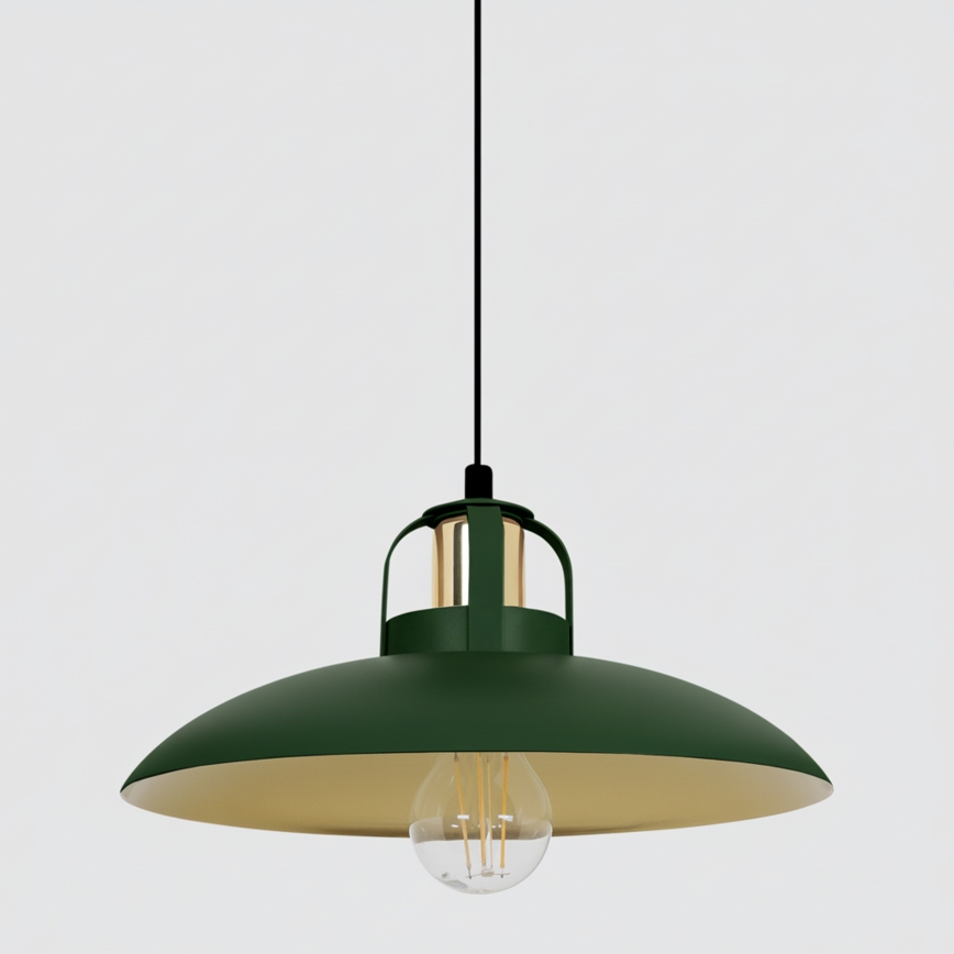 Brilagi - LED Lampadario a sospensione con filo FLAMENGO 1xE27/60W/230V verde