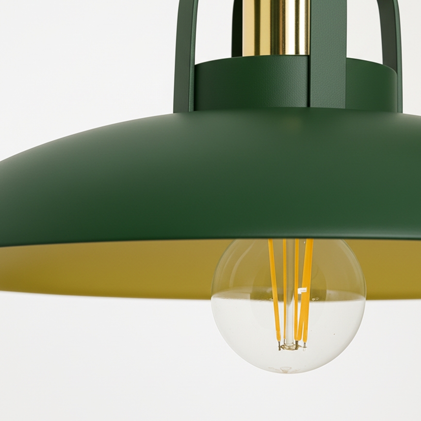 Brilagi - LED Lampadario a sospensione con filo FLAMENGO 1xE27/60W/230V verde