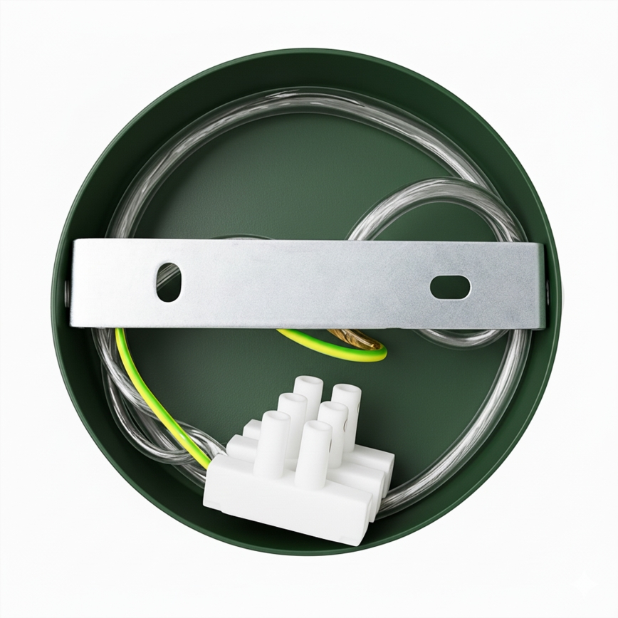 Brilagi - LED Lampadario a sospensione con filo FLAMENGO 1xE27/60W/230V verde