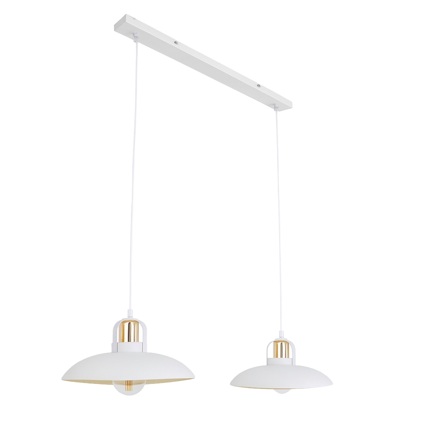 Brilagi - LED Lampadario a sospensione con filo FLAMENGO 2xE27/60W/230V bianco