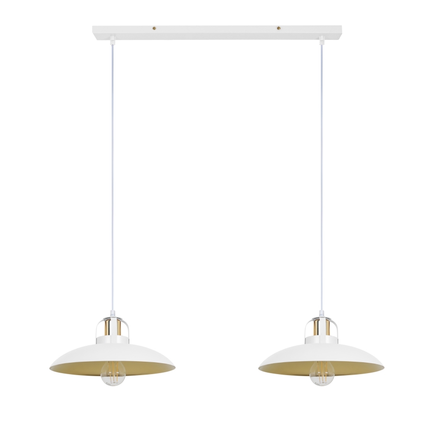 Brilagi - LED Lampadario a sospensione con filo FLAMENGO 2xE27/60W/230V bianco