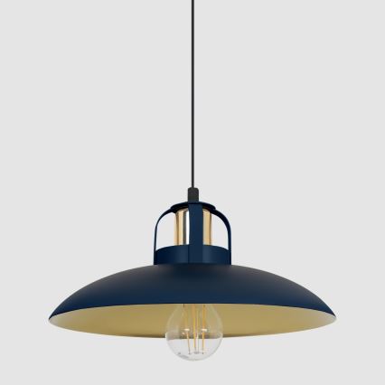 Brilagi - LED Lampadario a sospensione con filo FLAMENGO 2xE27/60W/230V blu