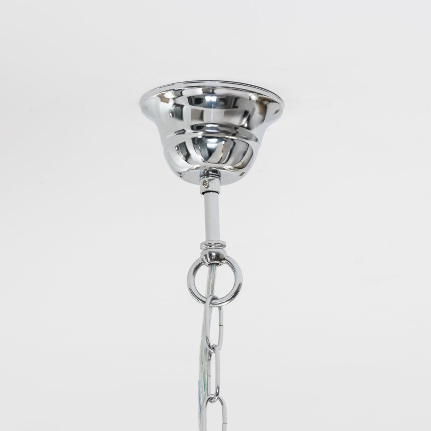 Brilagi - LED Lampadario di cristallo a sospensione con catena MOZART 5xE14/40W/230V cromo lucido
