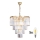 Brilagi - LED Lampadario di cristallo a sospensione con catena MOZART 5xE14/40W/230V oro