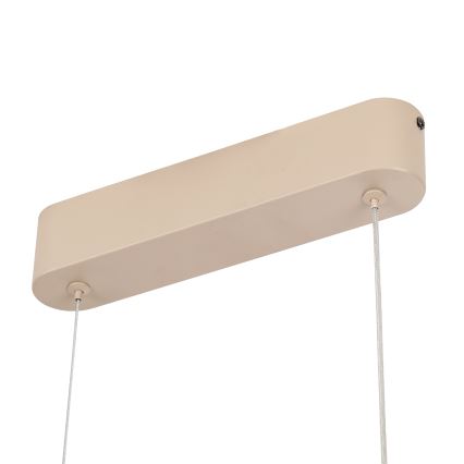 Brilagi - Lampadario LED dimmerabile a sospensione con cavo TWISTER LED/60W/230V 3000-6000K beige + telecomando