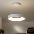 Brilagi - LED Lampadario dimmerabile su cavo FALCON LED/80W/230V 3000-6500K Ø 60 cm bianco + telecomando