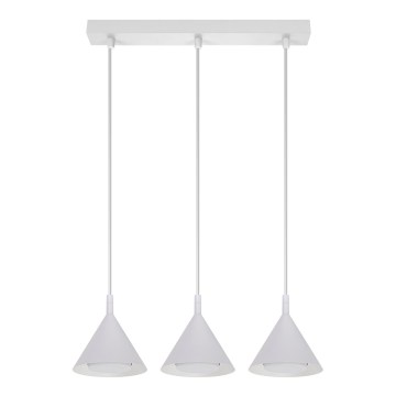 BRILAGI - LED Lampadario sospeso su cavo CONE TRIPLE 3xGX53/15W/230V bianco