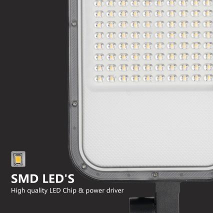 Brilagi - Lampione stradale LED da esterno con palo e snodo 4 m URBANLIGHT LED/100W/230V nero IP65