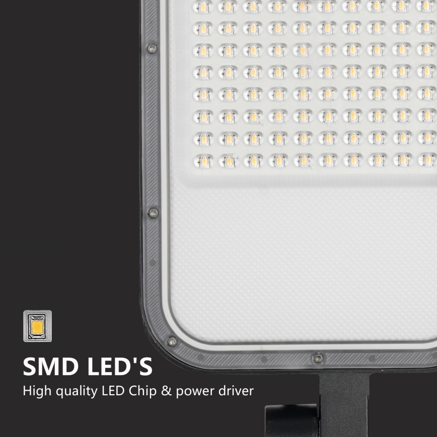 Brilagi - Lampione stradale LED da esterno con palo e snodo 4 m URBANLIGHT LED/100W/230V nero IP65