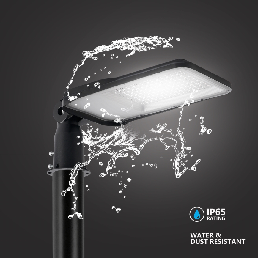 Brilagi - Lampione stradale LED da esterno con snodo URBANLIGHT LED/100W/230V nero IP65