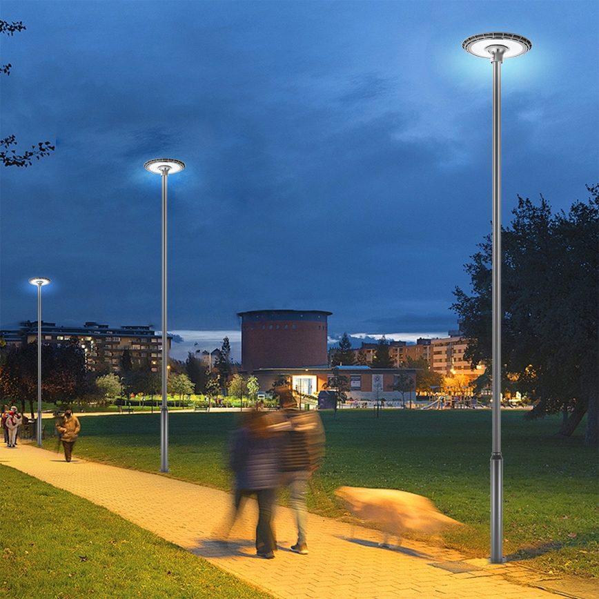 Brilagi - Lampione stradale LED da esterno con palo da 5 m URBANSPARK LED/120W/230V antracite IP65