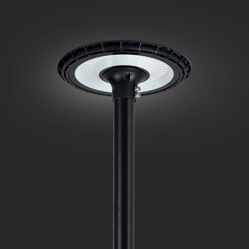 Brilagi - Lampione stradale LED da esterno con palo da 3 m URBANSPARK LED/120W/230V nero IP65