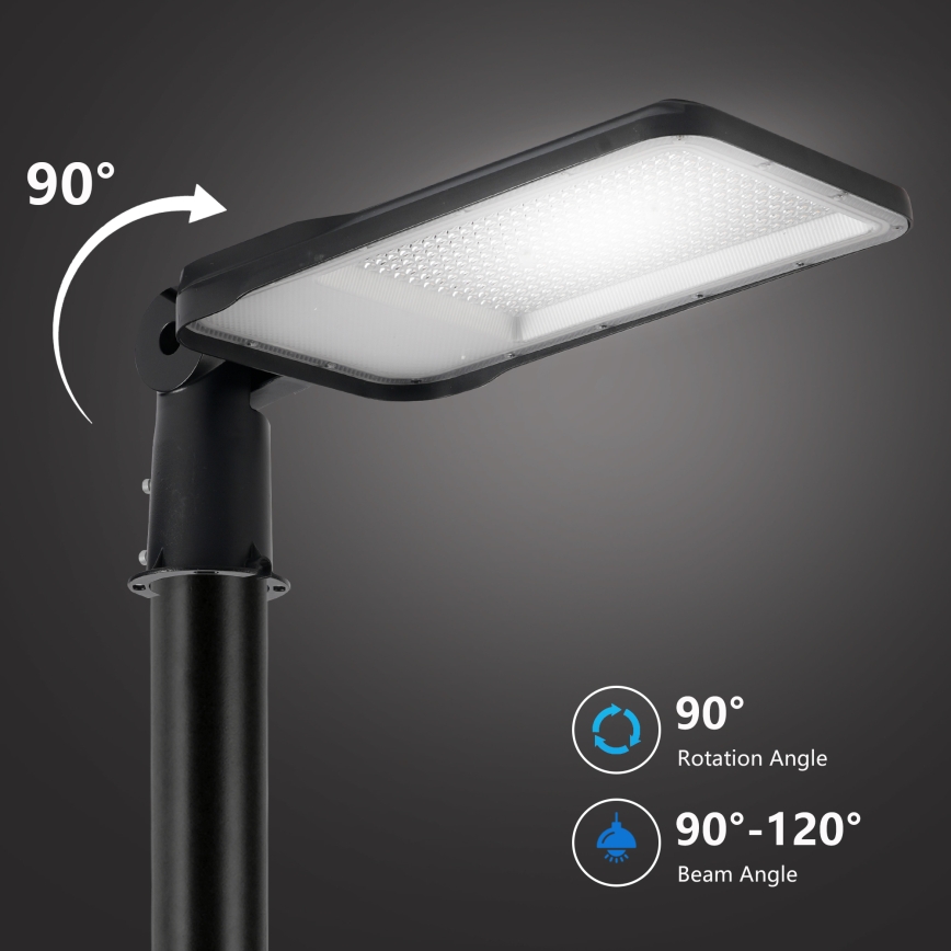 Brilagi - Lampada stradale da esterno LED con snodo URBANLIGHT LED/200W/230V nera IP65
