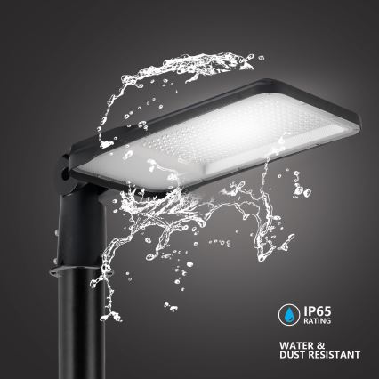 Brilagi - Lampada stradale da esterno LED con snodo URBANLIGHT LED/200W/230V nera IP65