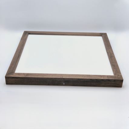 Brilagi - LED Lampada da soffitto per bagno WOODY FRAME LED/40W/230V 60x60 cm IP44 noce