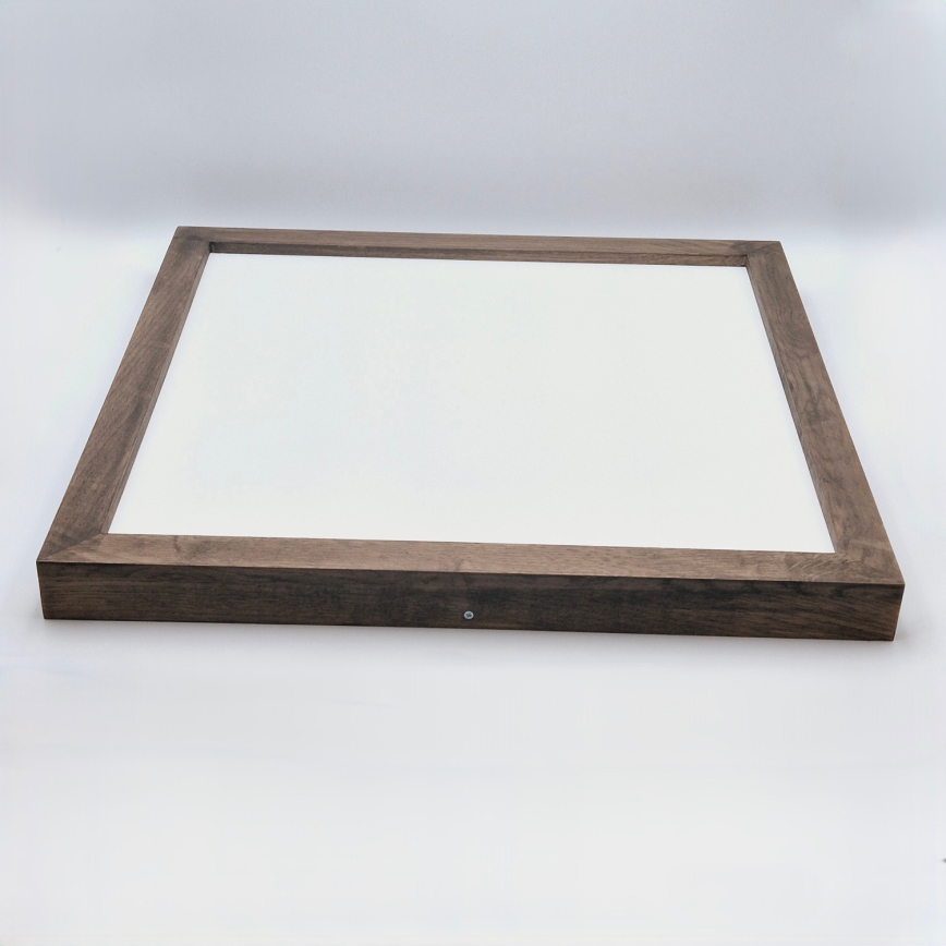 Brilagi - LED Lampada da soffitto per bagno WOODY FRAME LED/40W/230V 60x60 cm IP44 noce