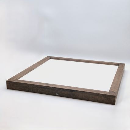 Brilagi - LED Lampada da soffitto per bagno WOODY FRAME LED/40W/230V 60x60 cm IP44 noce