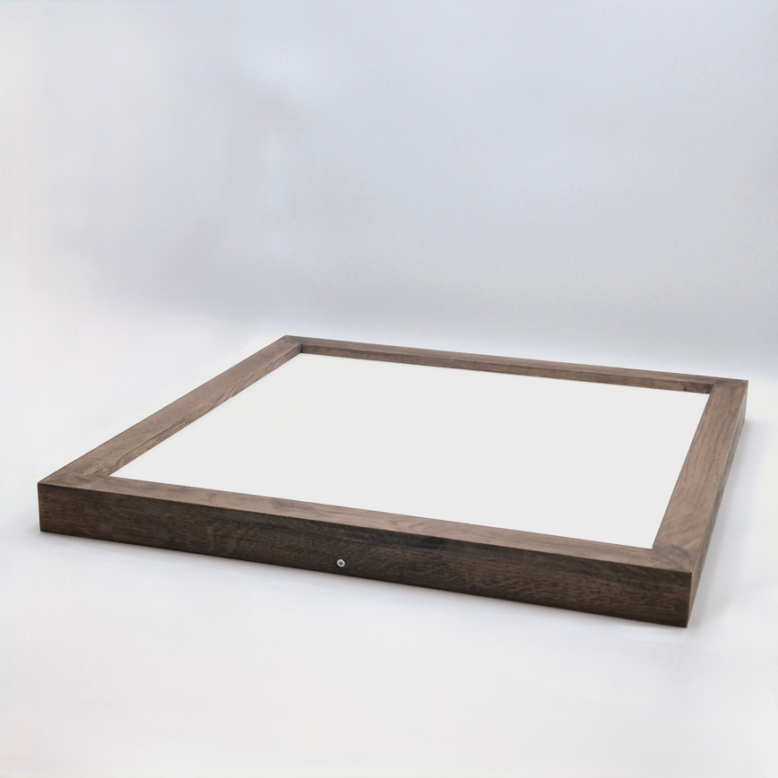 Brilagi - LED Lampada da soffitto per bagno WOODY FRAME LED/40W/230V 60x60 cm IP44 noce