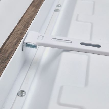 Brilagi - LED Lampada da soffitto per bagno WOODY FRAME LED/40W/230V 60x60 cm IP44 noce