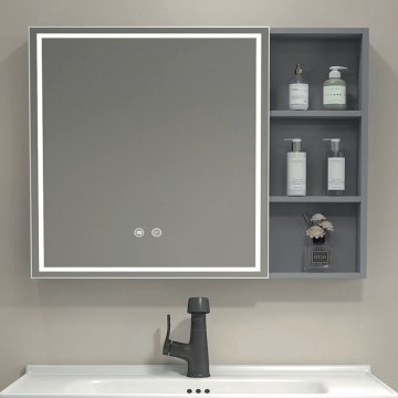 BRILAGI - LED Mobile da bagno con specchio e illuminazione integrata NOTO SINGLE 78x65 cm