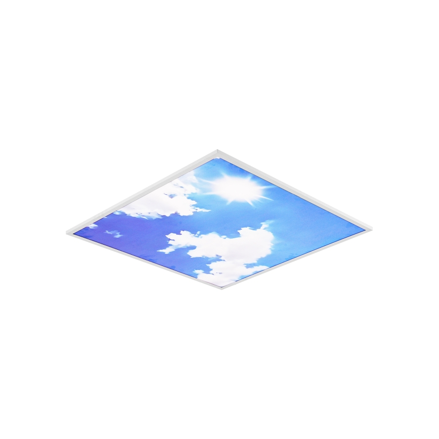 Brilagi - Plafoniera LED dimmerabile SLIMFRAME SKY LED/58W/230V 60x60 cm 3000-6000K argento/blu + telecomando