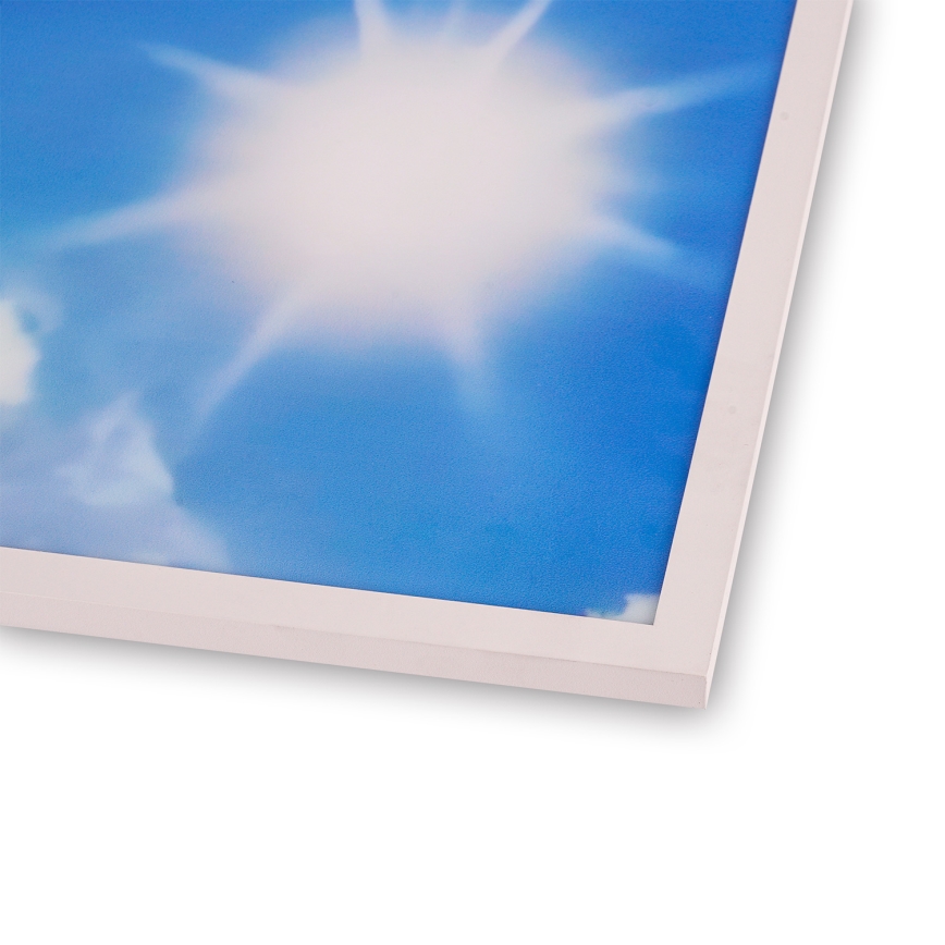 Brilagi - Plafoniera LED dimmerabile SLIMFRAME SKY LED/58W/230V 60x60 cm 3000-6000K argento/blu + telecomando