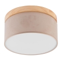 Brilagi - LED Plafoniera BELLADONNA 1xE27/15W/230V beige/pino