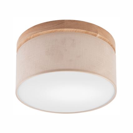 Brilagi - LED Plafoniera BELLADONNA 1xE27/15W/230V beige/quercia