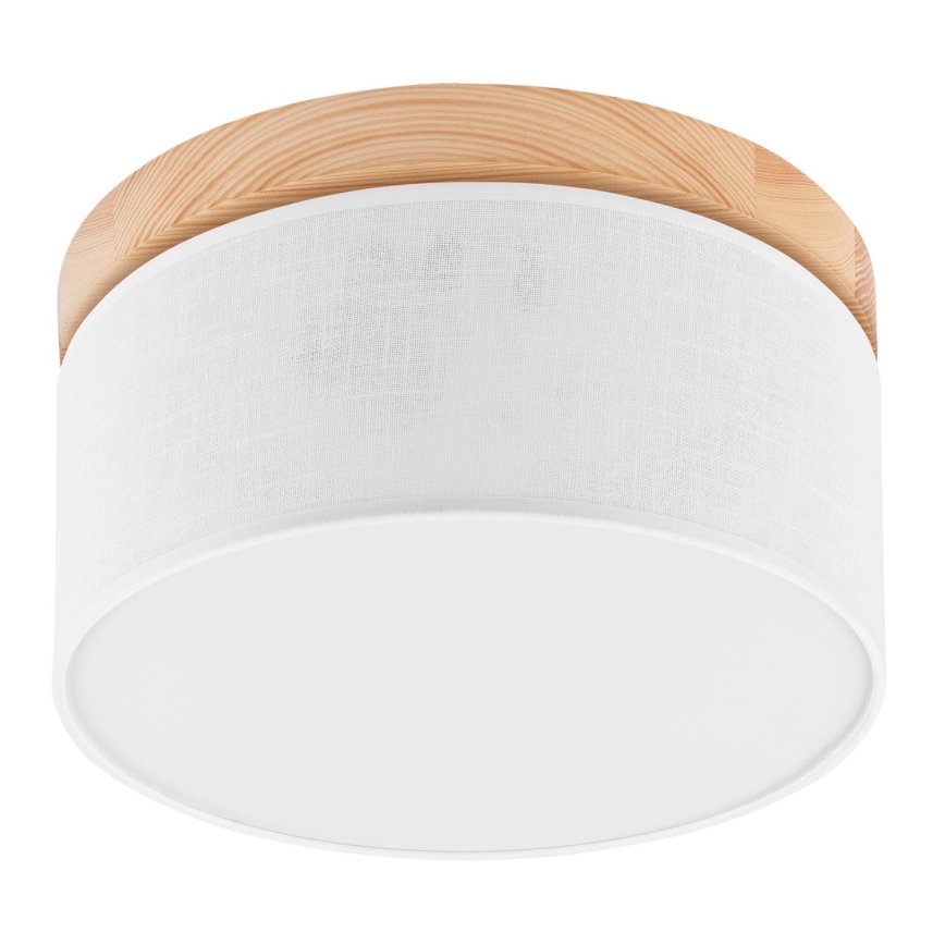 Brilagi - LED Plafoniera BELLADONNA 1xE27/15W/230V bianco/pino