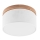 Brilagi - LED Plafoniera BELLADONNA 1xE27/15W/230V diametro 30 cm bianco/quercia