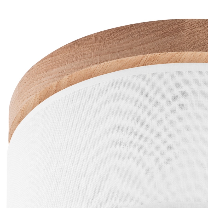 Brilagi - LED Plafoniera BELLADONNA 1xE27/15W/230V diametro 30 cm bianco/quercia