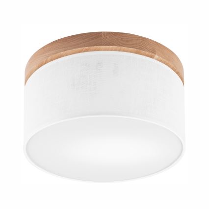 Brilagi - LED Plafoniera BELLADONNA 1xE27/15W/230V diametro 30 cm bianco/quercia