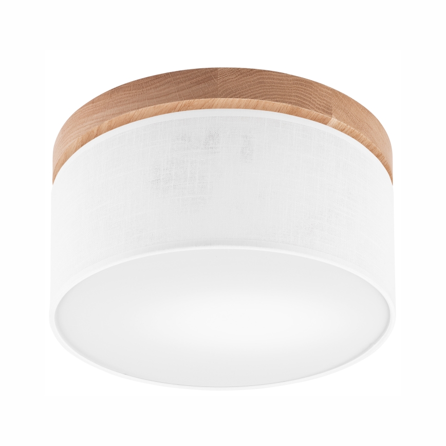 Brilagi - LED Plafoniera BELLADONNA 1xE27/15W/230V diametro 30 cm bianco/quercia