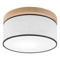 Brilagi - LED Plafoniera BELLADONNA 1xE27/15W/230V diametro 30 cm bianco/quercia