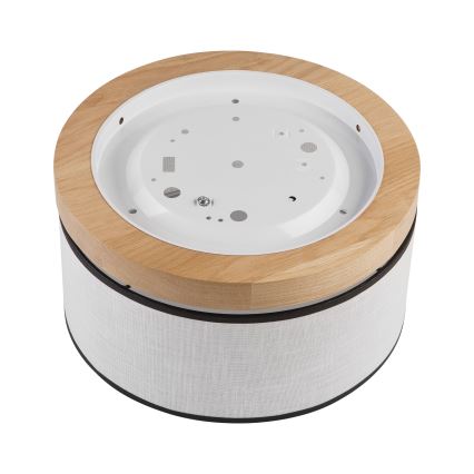 Brilagi - LED Plafoniera BELLADONNA 1xE27/15W/230V diametro 30 cm bianco/quercia