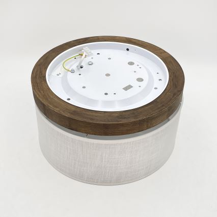 Brilagi - LED Plafoniera BELLADONNA 1xE27/15W/230V diametro 30 cm bianco/quercia