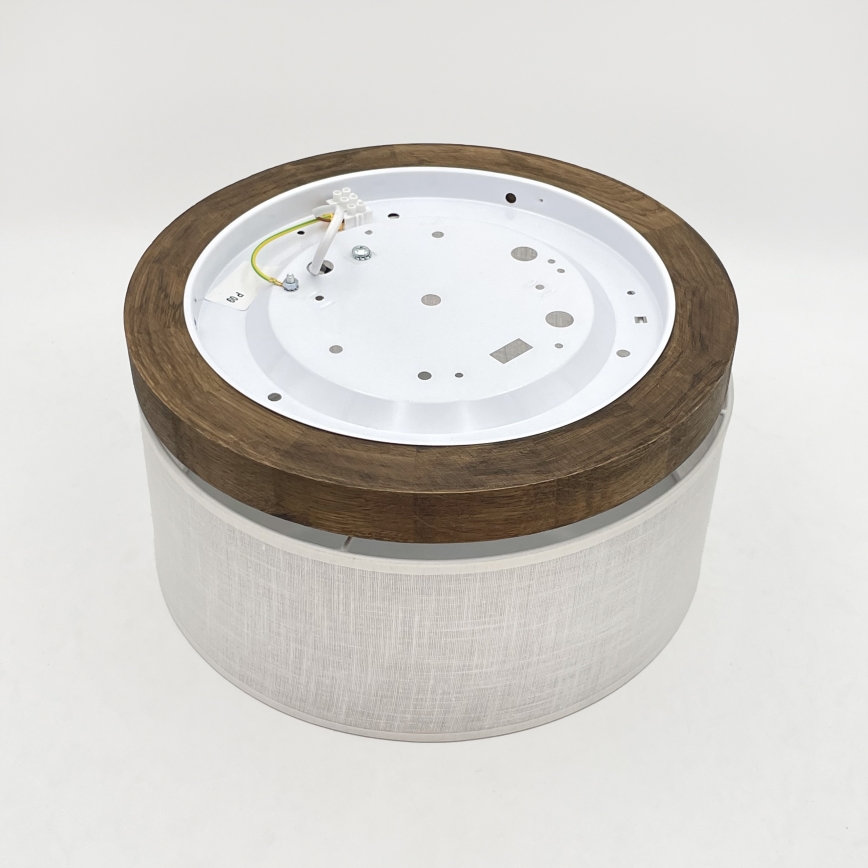 Brilagi - LED Plafoniera BELLADONNA 1xE27/15W/230V diametro 30 cm bianco/quercia