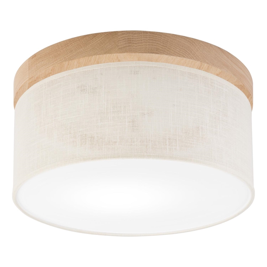 Brilagi - LED Plafoniera BELLADONNA 1xE27/15W/230V diametro 30 cm color crema/quercia