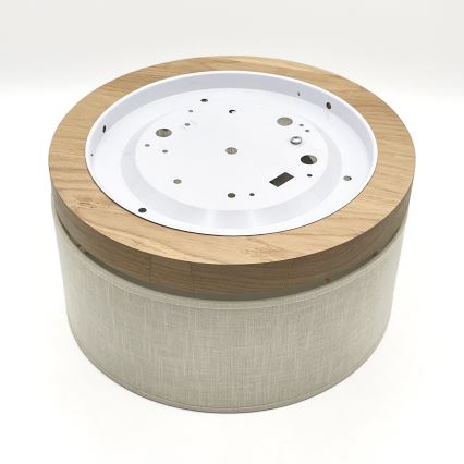 Brilagi - LED Plafoniera BELLADONNA 1xE27/15W/230V diametro 30 cm color crema/quercia