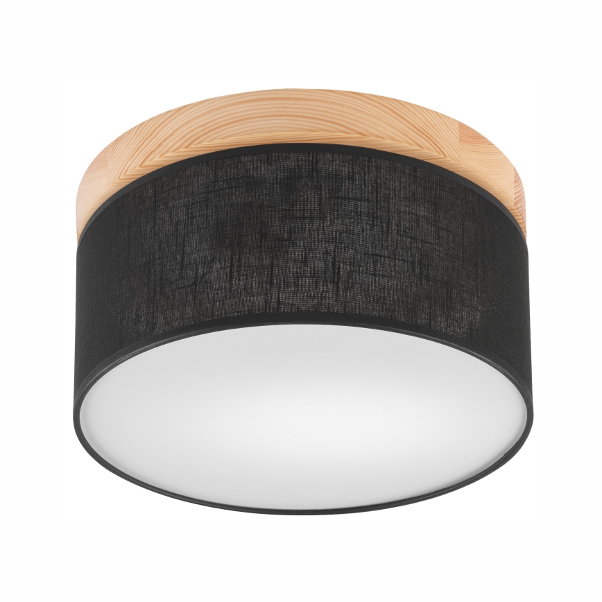 Brilagi - LED Plafoniera BELLADONNA 1xE27/15W/230V nero/pino