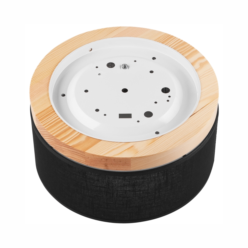 Brilagi - LED Plafoniera BELLADONNA 1xE27/15W/230V nero/pino