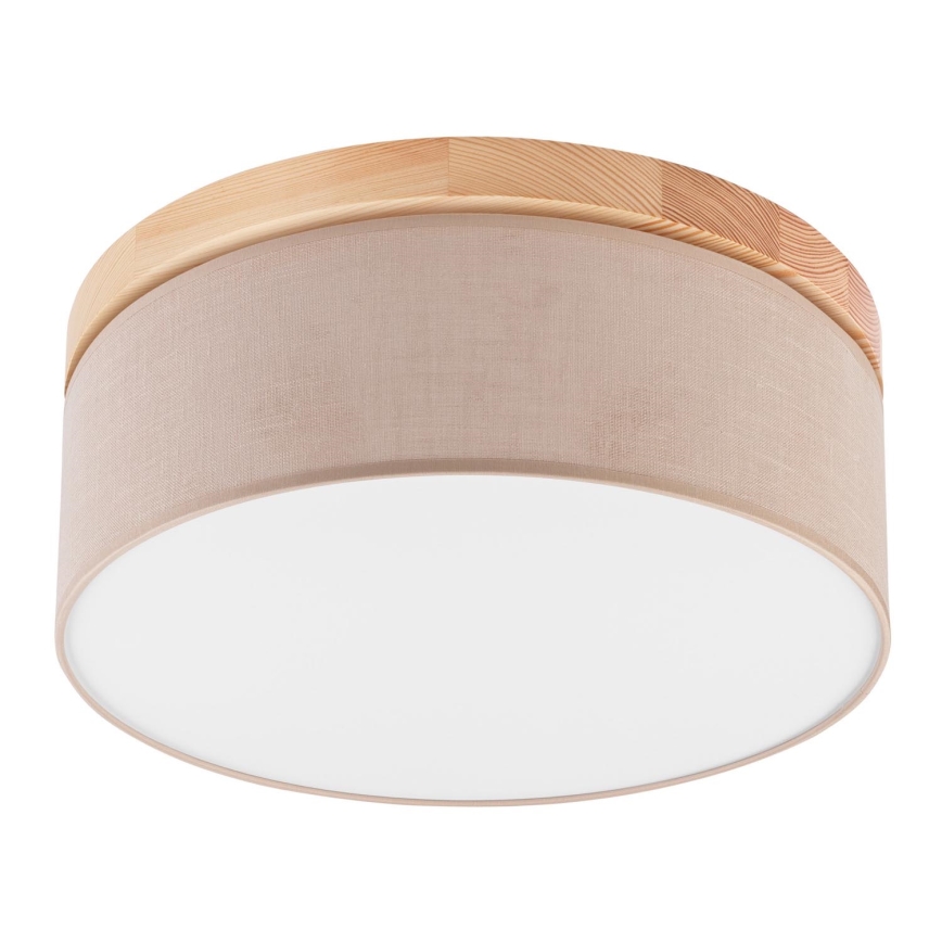 Brilagi - LED Plafoniera BELLADONNA 2xE27/15W/230V beige/pino