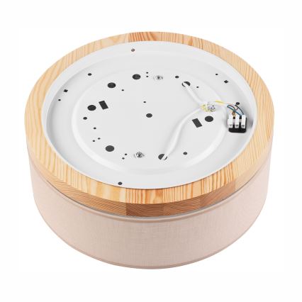 Brilagi - LED Plafoniera BELLADONNA 2xE27/15W/230V beige/pino