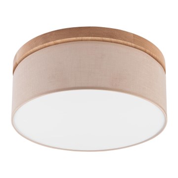 Brilagi - LED Plafoniera BELLADONNA 2xE27/15W/230V beige/quercia