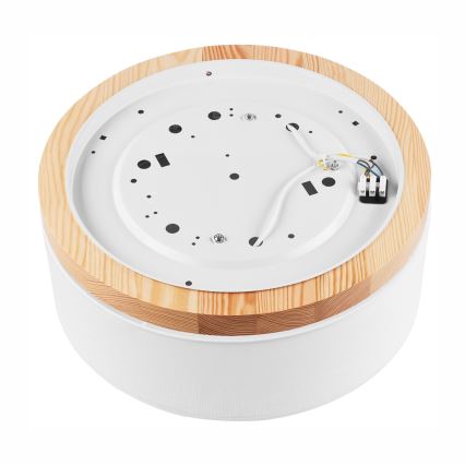 Brilagi - LED Plafoniera BELLADONNA 2xE27/15W/230V bianco/pino