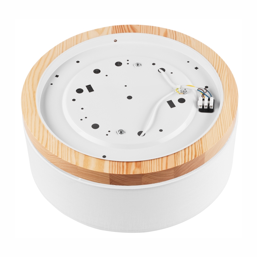 Brilagi - LED Plafoniera BELLADONNA 2xE27/15W/230V bianco/pino