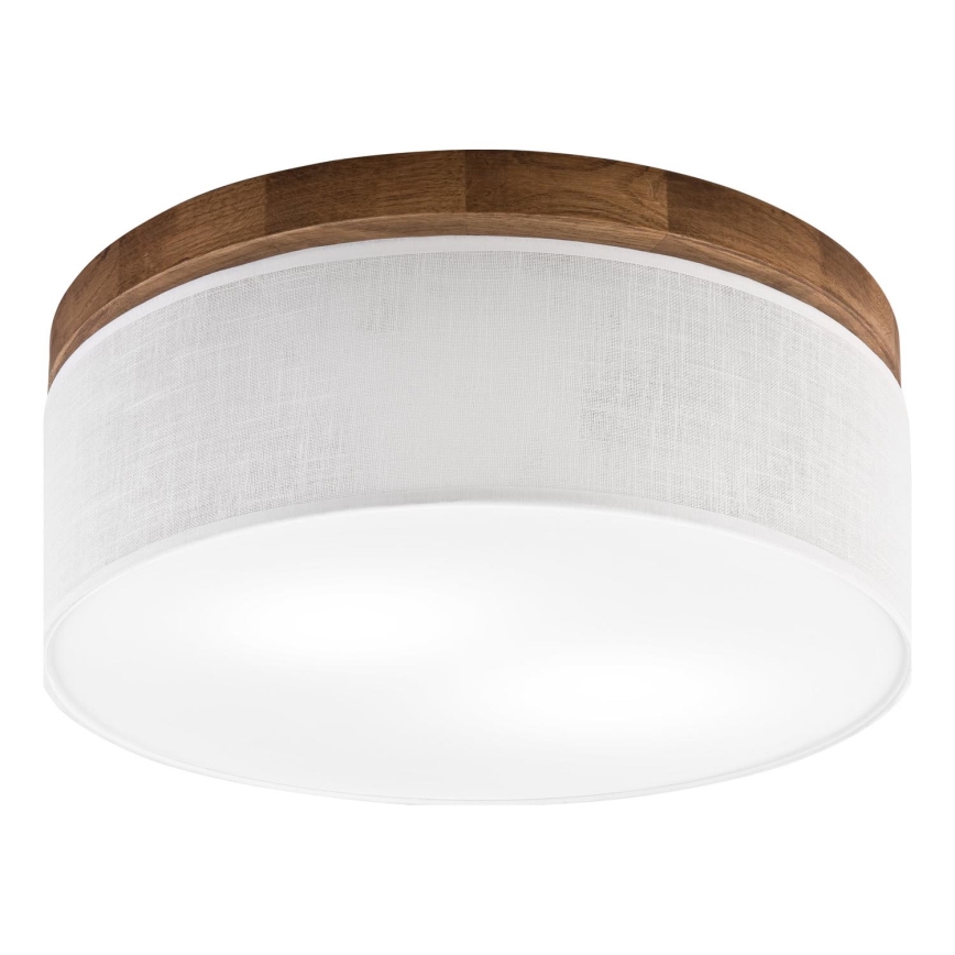 Brilagi - LED Plafoniera BELLADONNA 2xE27/15W/230V diametro 40 cm bianco/quercia ciliegio