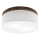 Brilagi - LED Plafoniera BELLADONNA 2xE27/15W/230V diametro 40 cm bianco/quercia