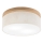 Brilagi - LED Plafoniera BELLADONNA 2xE27/15W/230V diametro 40 cm color crema/quercia